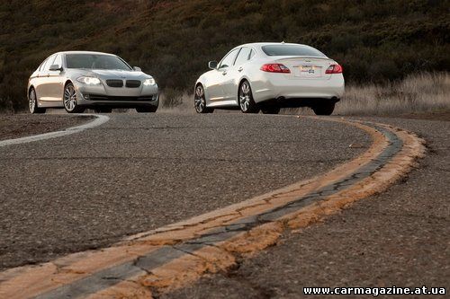 BMW 550i, Infiniti M56, тест BMW 550i, тест Infiniti M56