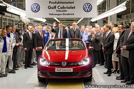 Volkswagen Golf кабриолет